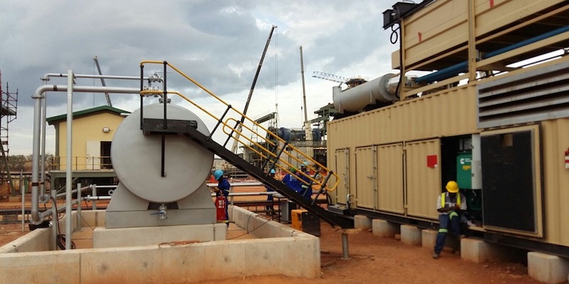 One of the projects completed by Generex. A photo of a generator.