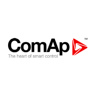 Generex's partner, ComAp, and their logo.
