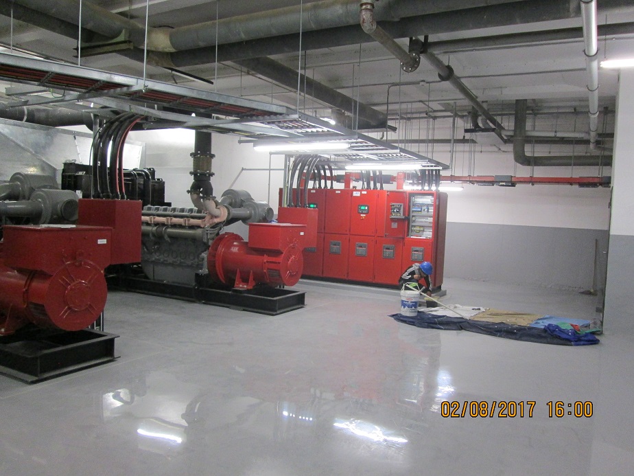 One of the projects completed by Generex. A photo of services provided to the Renvest Office Blocks.