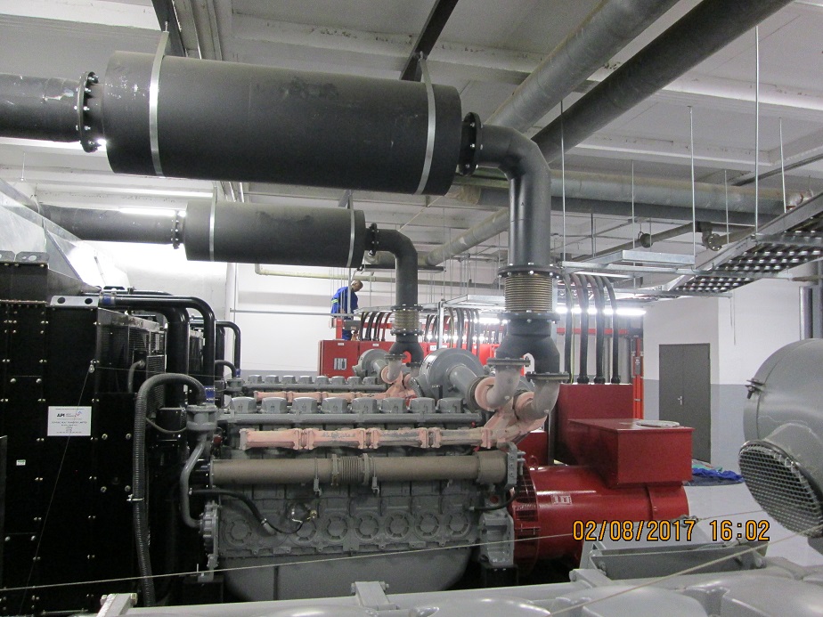 One of the projects completed by Generex. A photo of services provided to the Renvest Office Blocks.