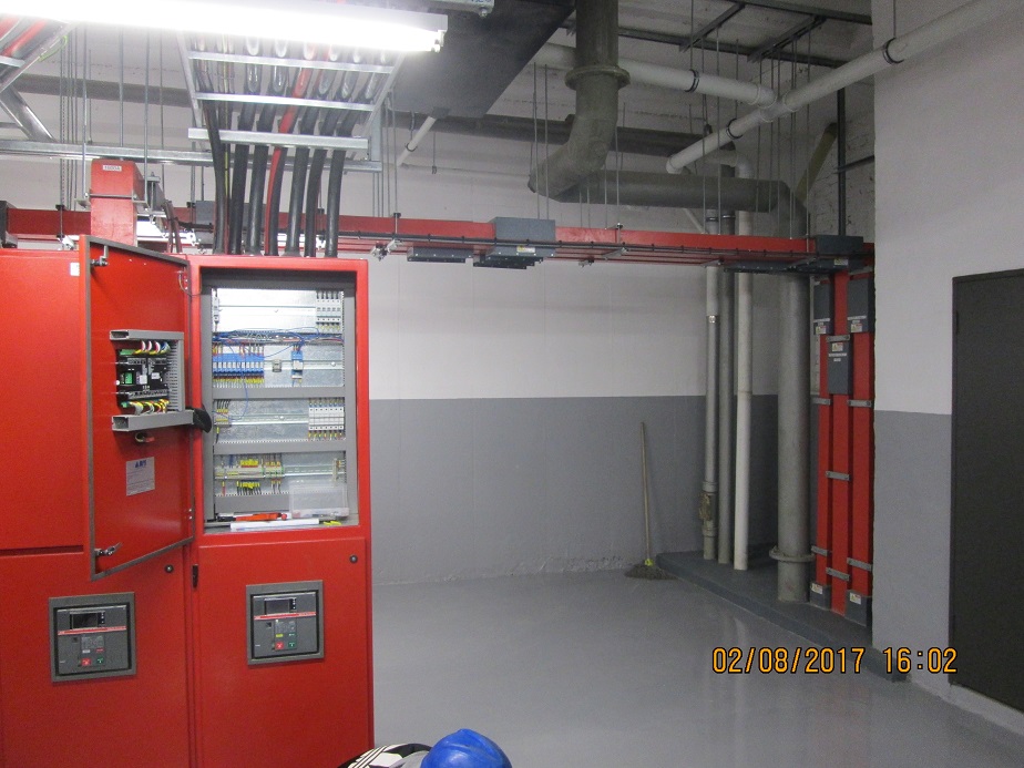 One of the projects completed by Generex. A photo of services provided to the Renvest Office Blocks.