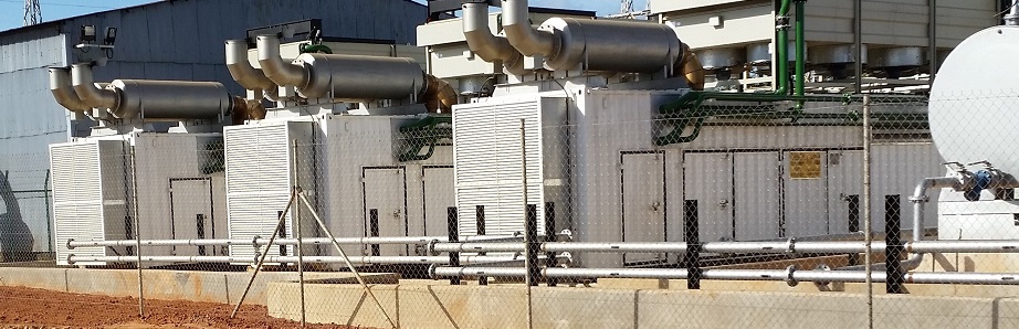 One of the projects completed by Generex. A photo of a large-scale generator.