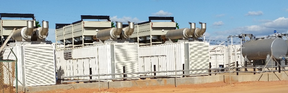 One of the projects completed by Generex. A photo of a large-scale generator.